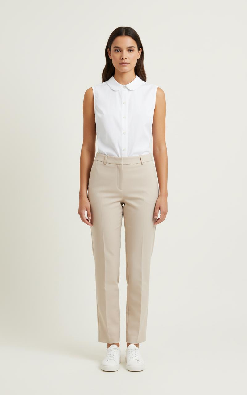 Blouse Sans Manches Blanche - Taille XXL/44