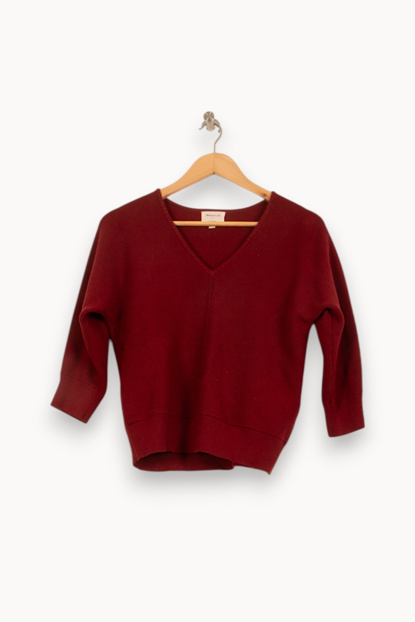 Pull Bordeaux - Taille S/36