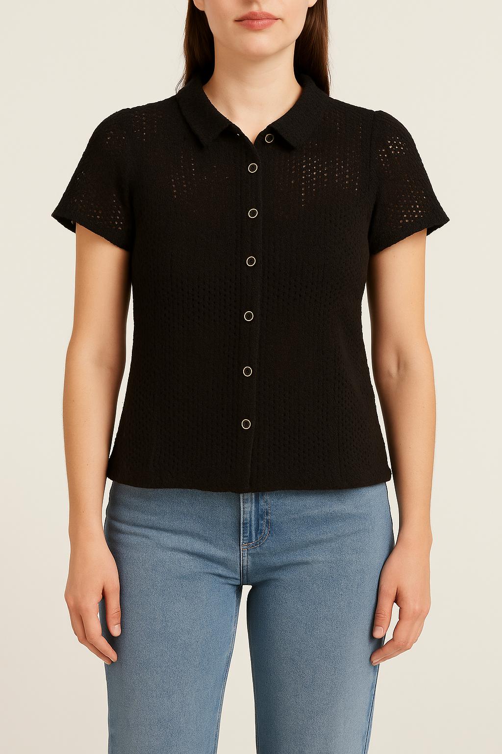 Chemise Noire - Taille L/40