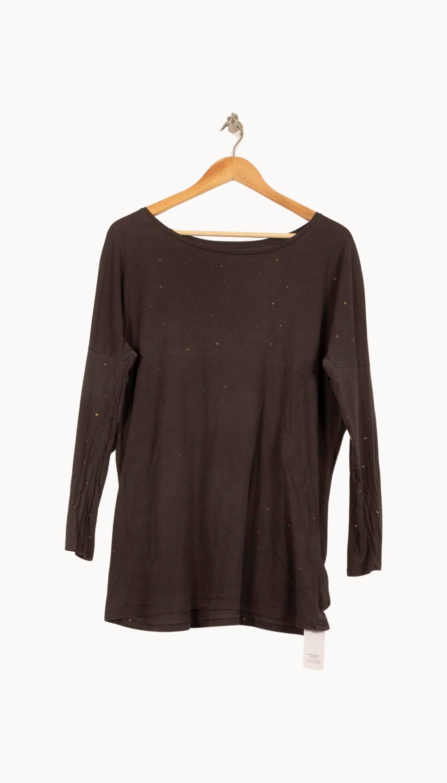 Tee-shirt Manches Longues Gris - Taille L/40