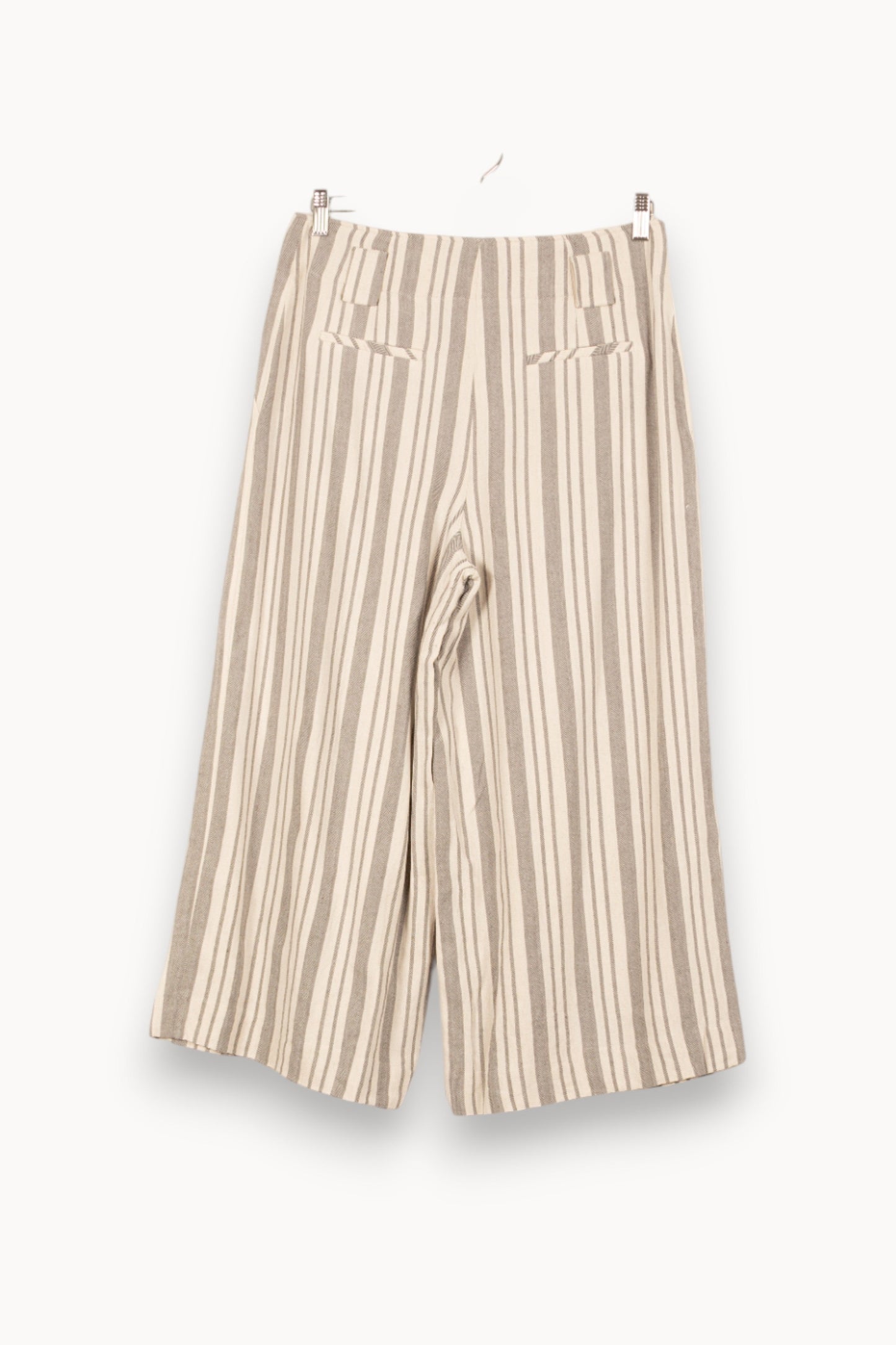 Pantalon Large Blanc et Beige - Taille XL/42