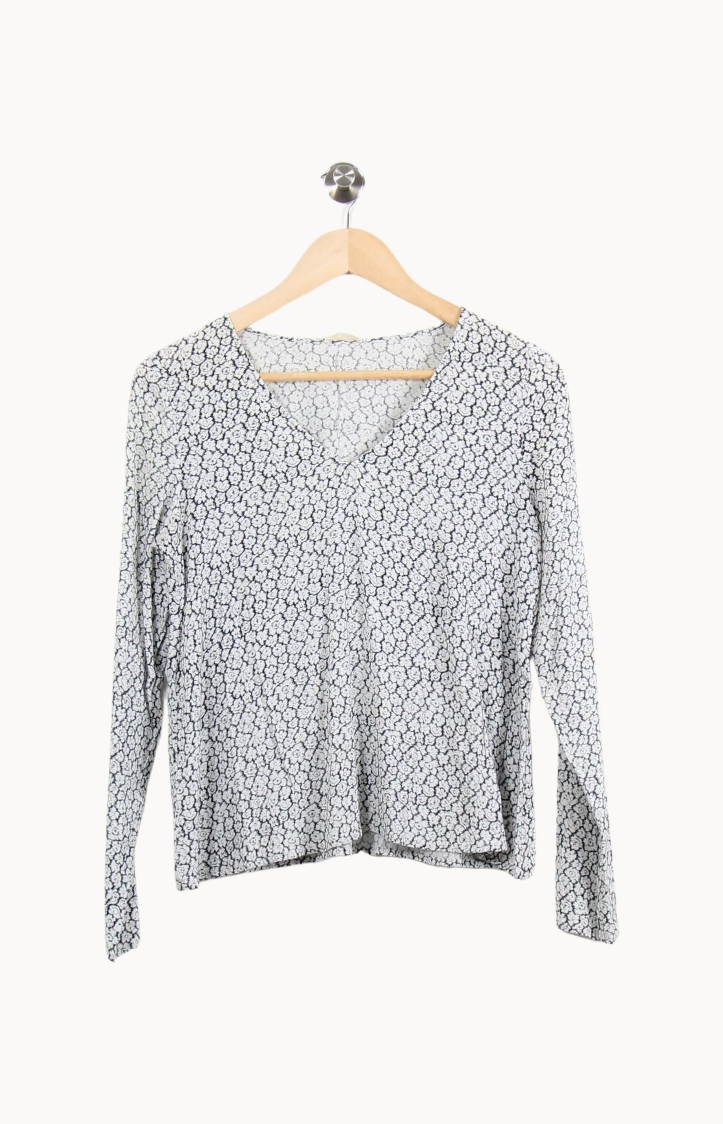 Blouse Blanche et Noire - Taille M/38