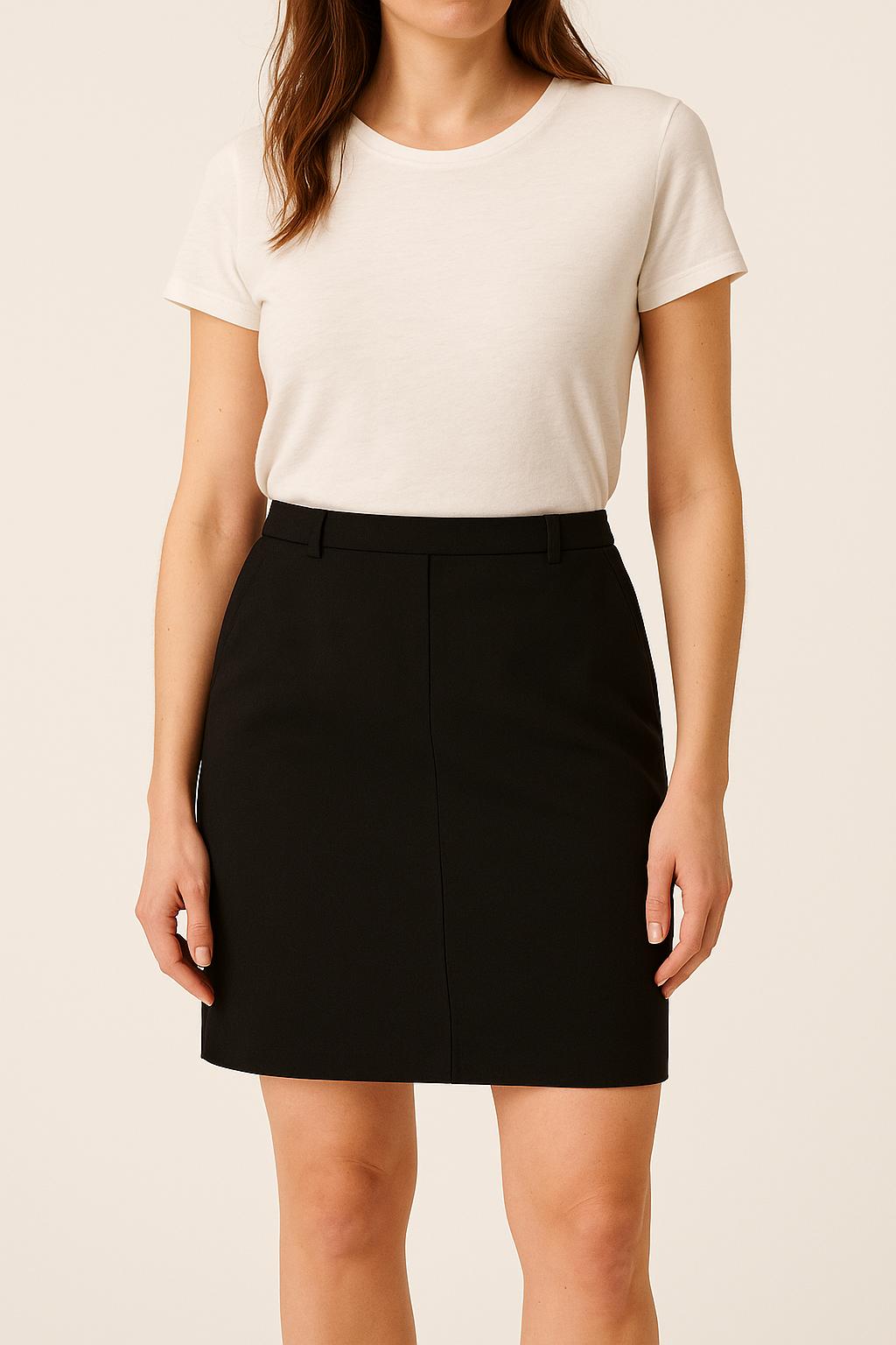 Jupe Droite Noire - Taille S/36