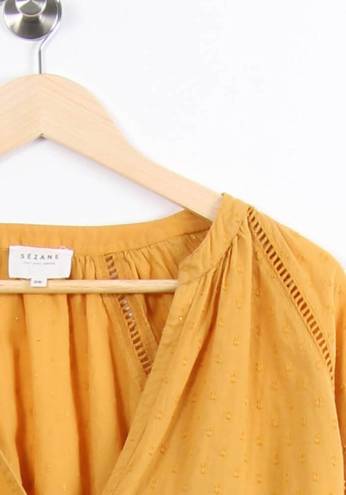 Blouse jaune - Taille S/36
