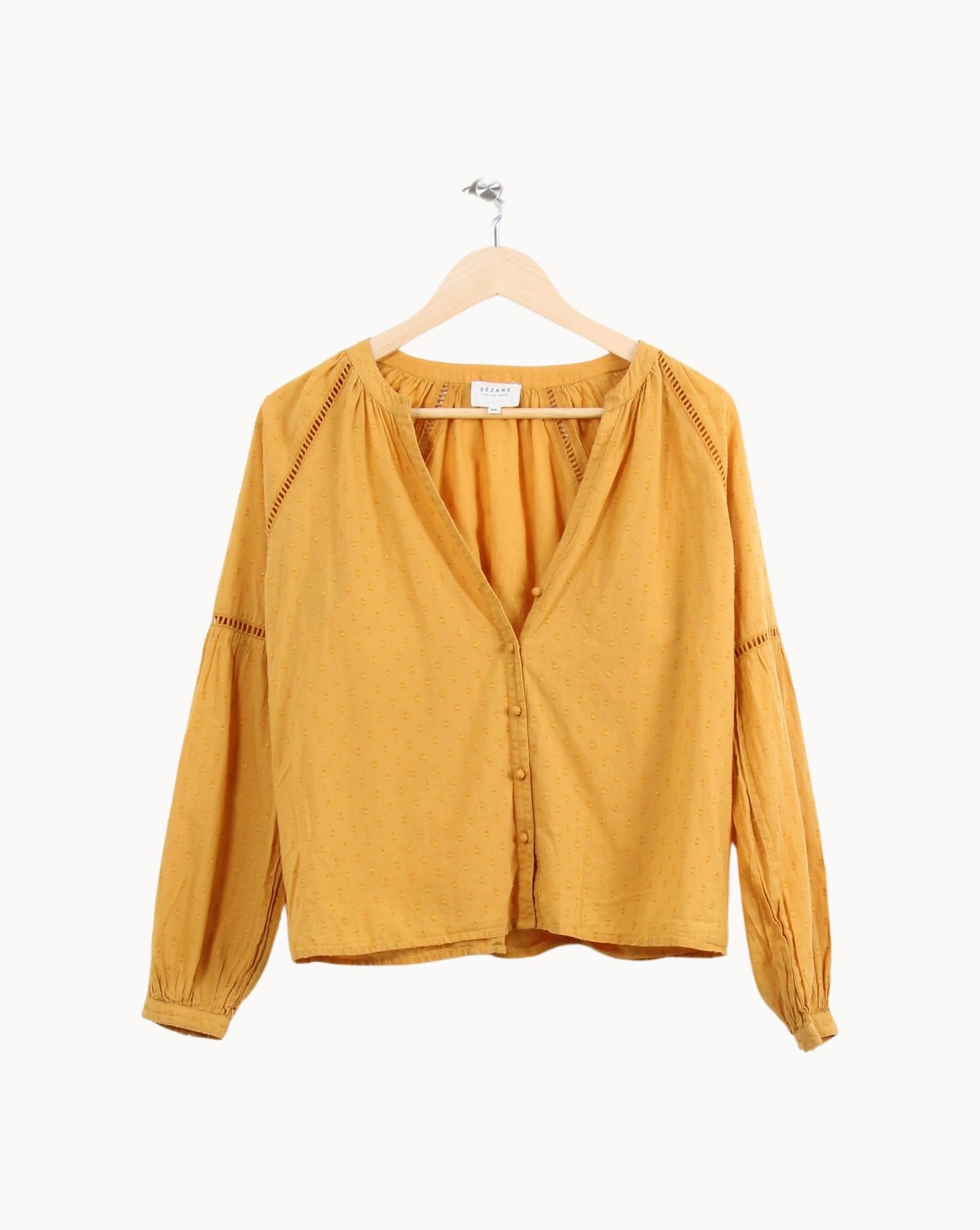 Blouse jaune - Taille S/36