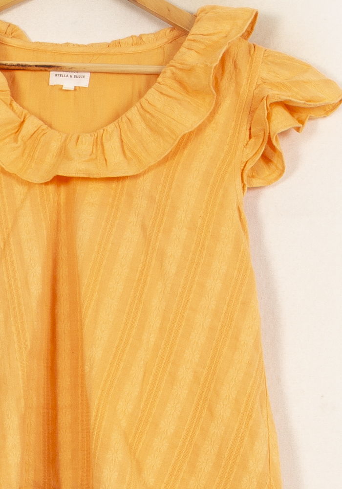 Blouse orange - Taille S/36