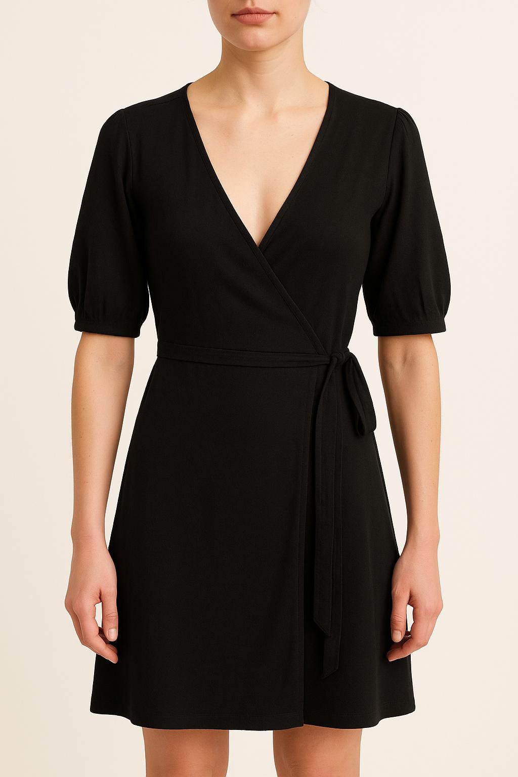 Robe Portefeuille Noire - Taille S/36