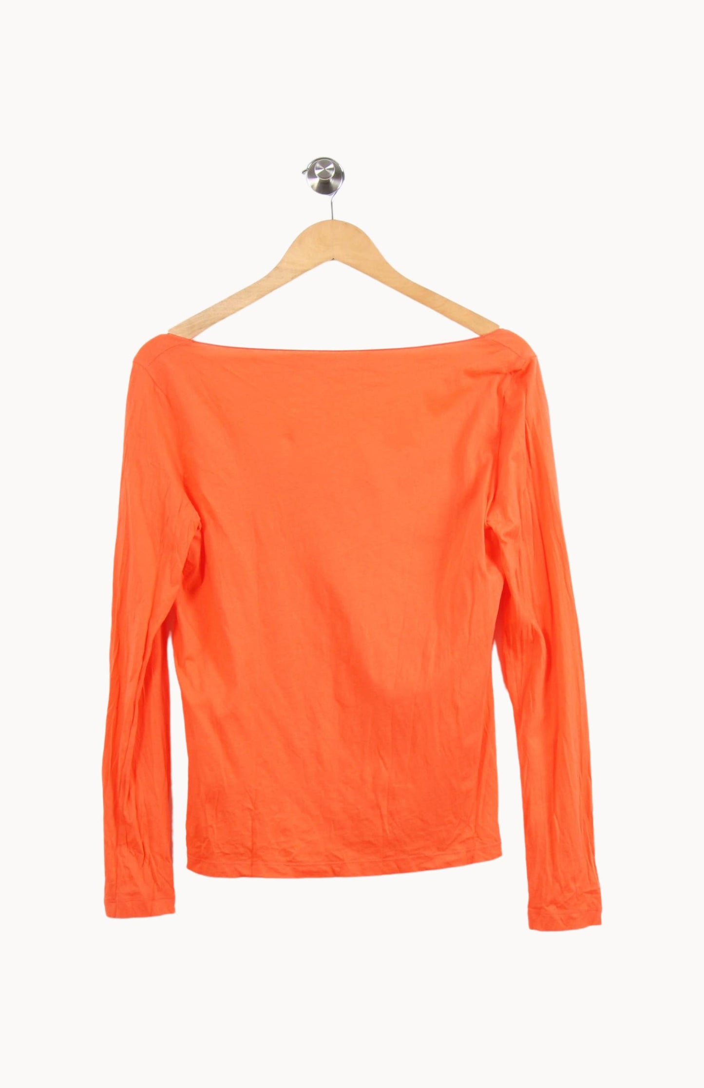 Tee-shirt Manches Longues Orange - Taille XL/42