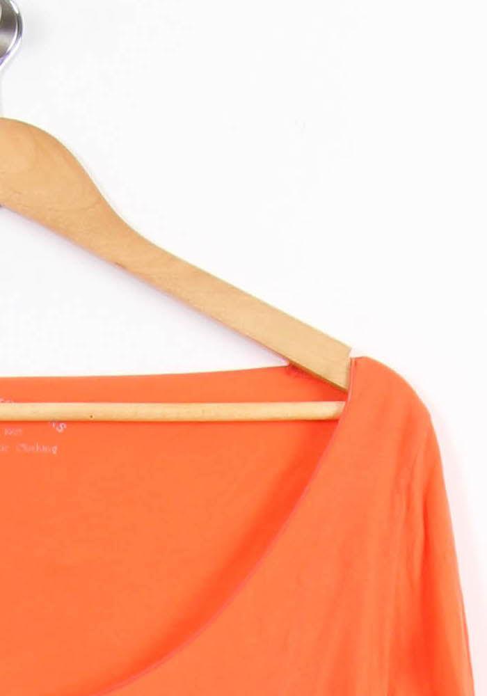 Tee-shirt Manches Longues Orange - Taille XL/42