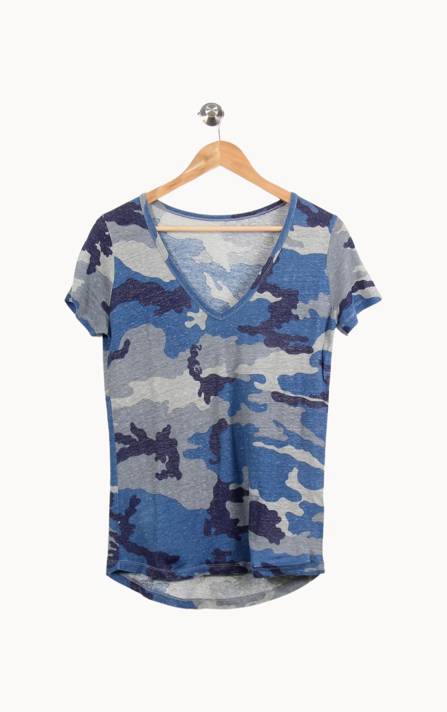 Tee-shirt Bleu et Gris - Taille S/36