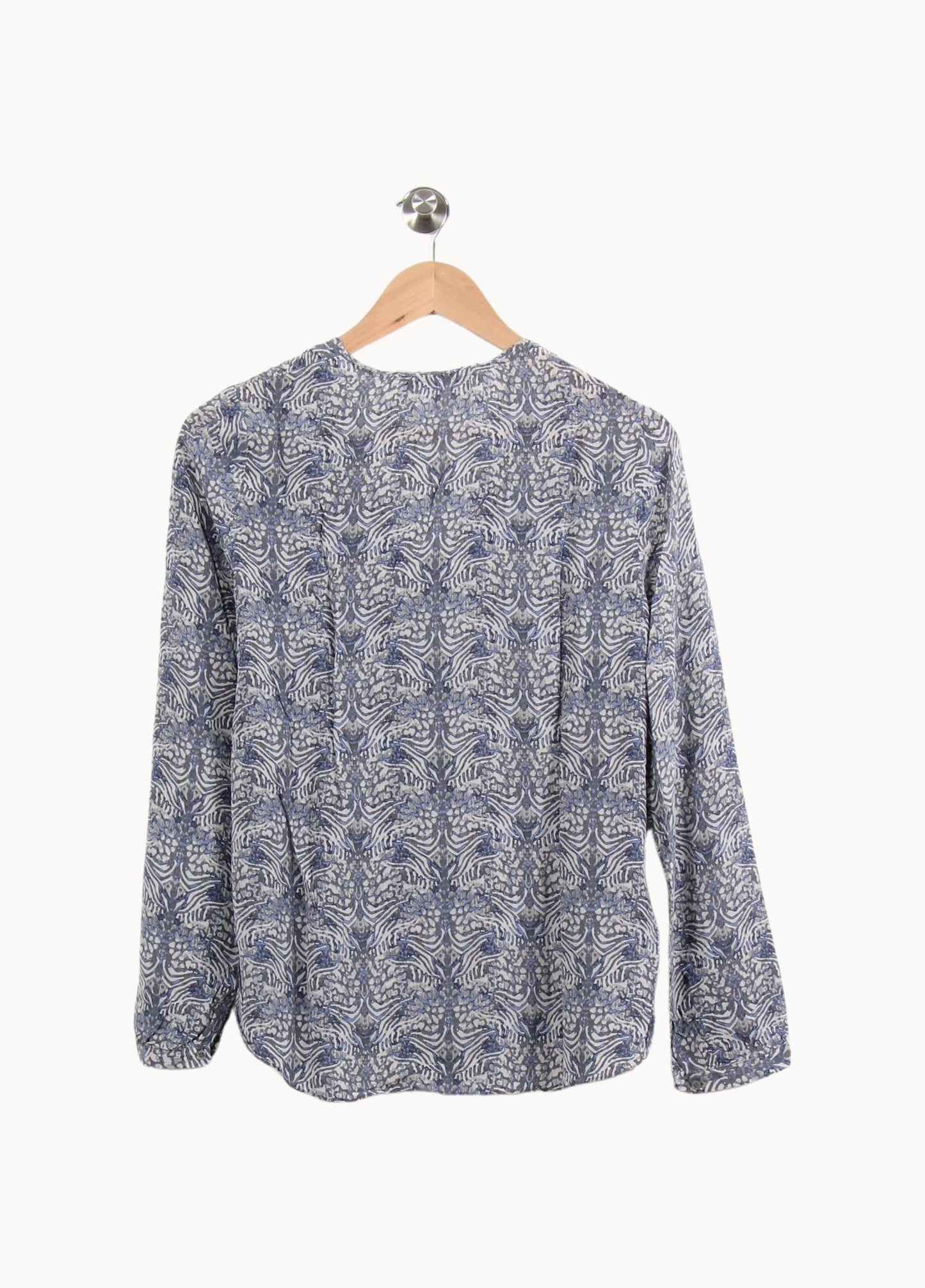 Blouse Bleue et Blanche - Taille M/38