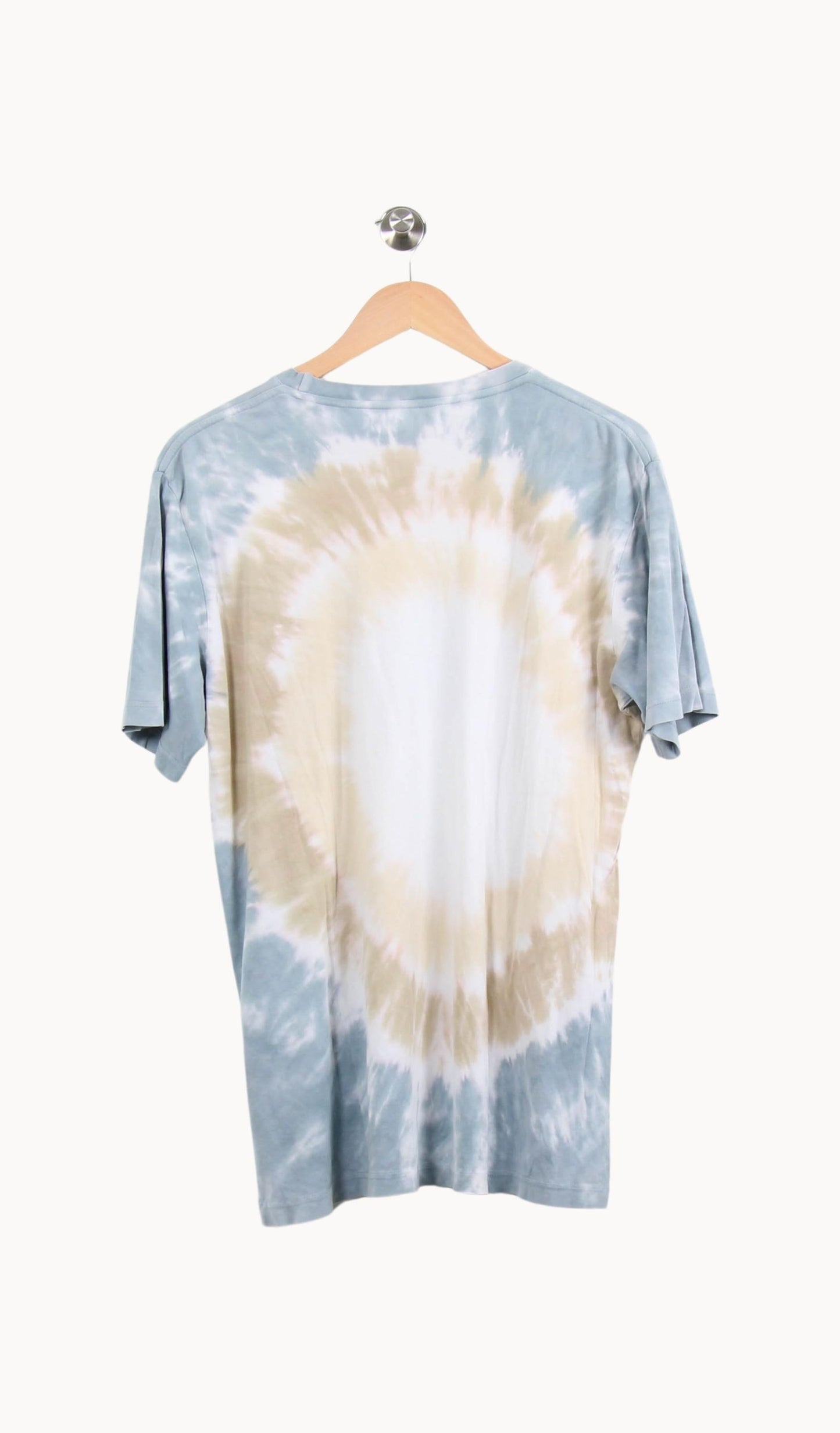 Tee-shirt Bleu et Beige - Taille S/36