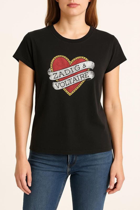 Tee-shirt Noir - Taille S/36