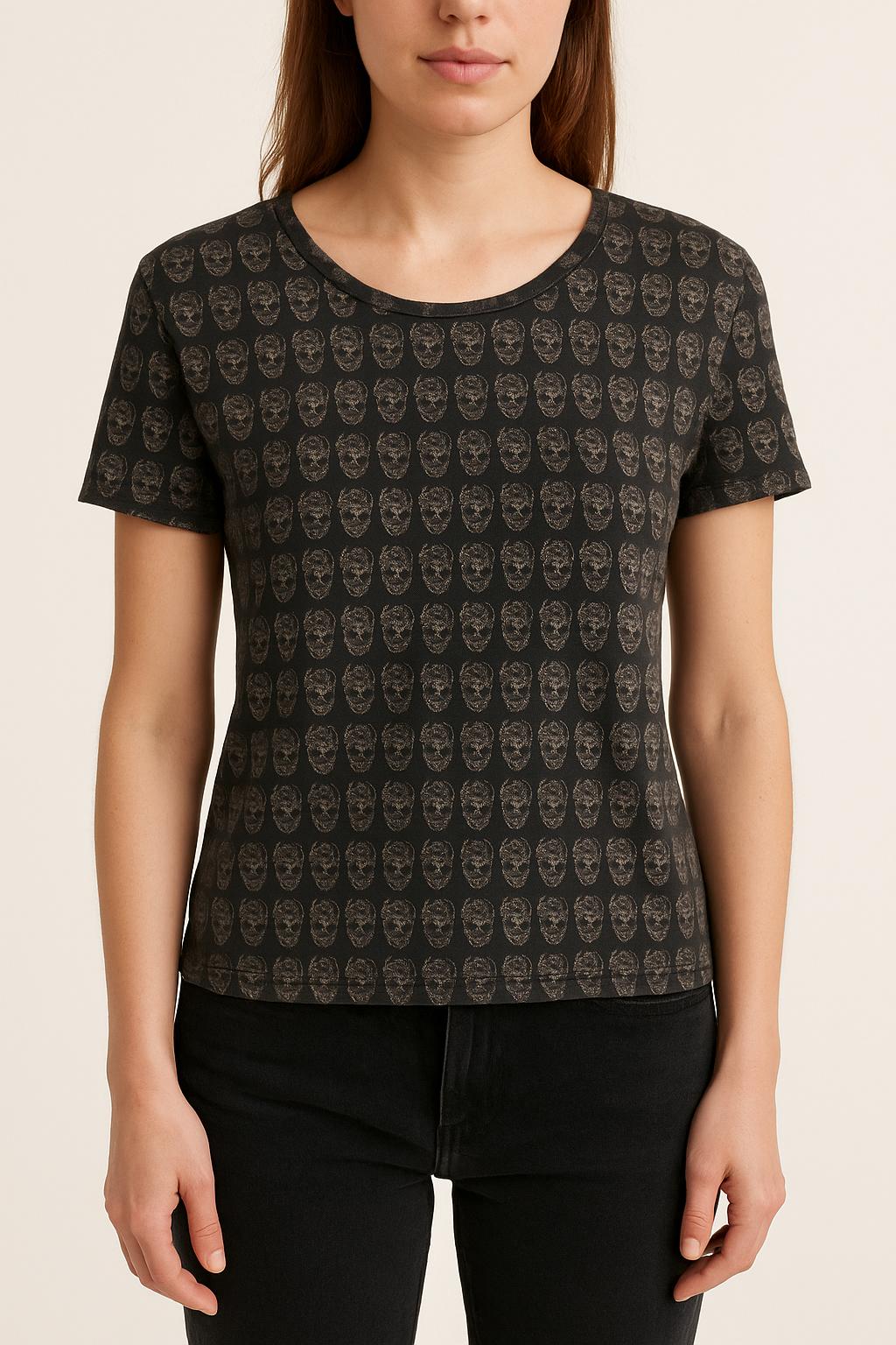 Tee-shirt Noir et Gris - Taille S/36