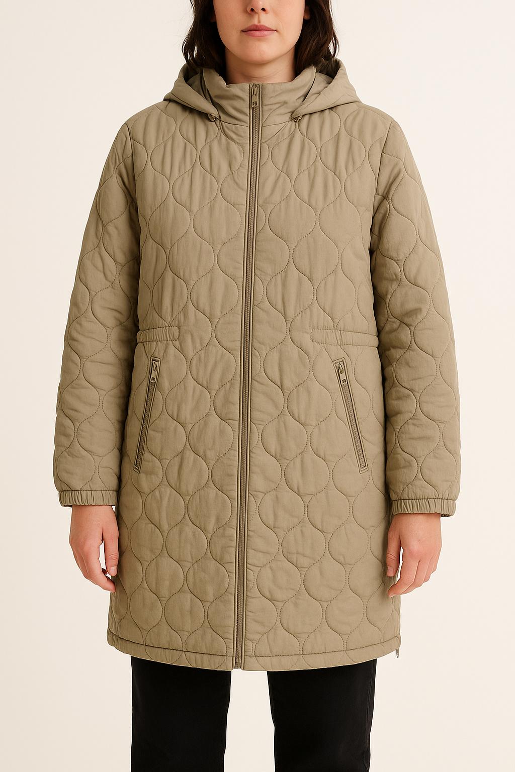 Manteau Matelassé Beige - Taille L/40