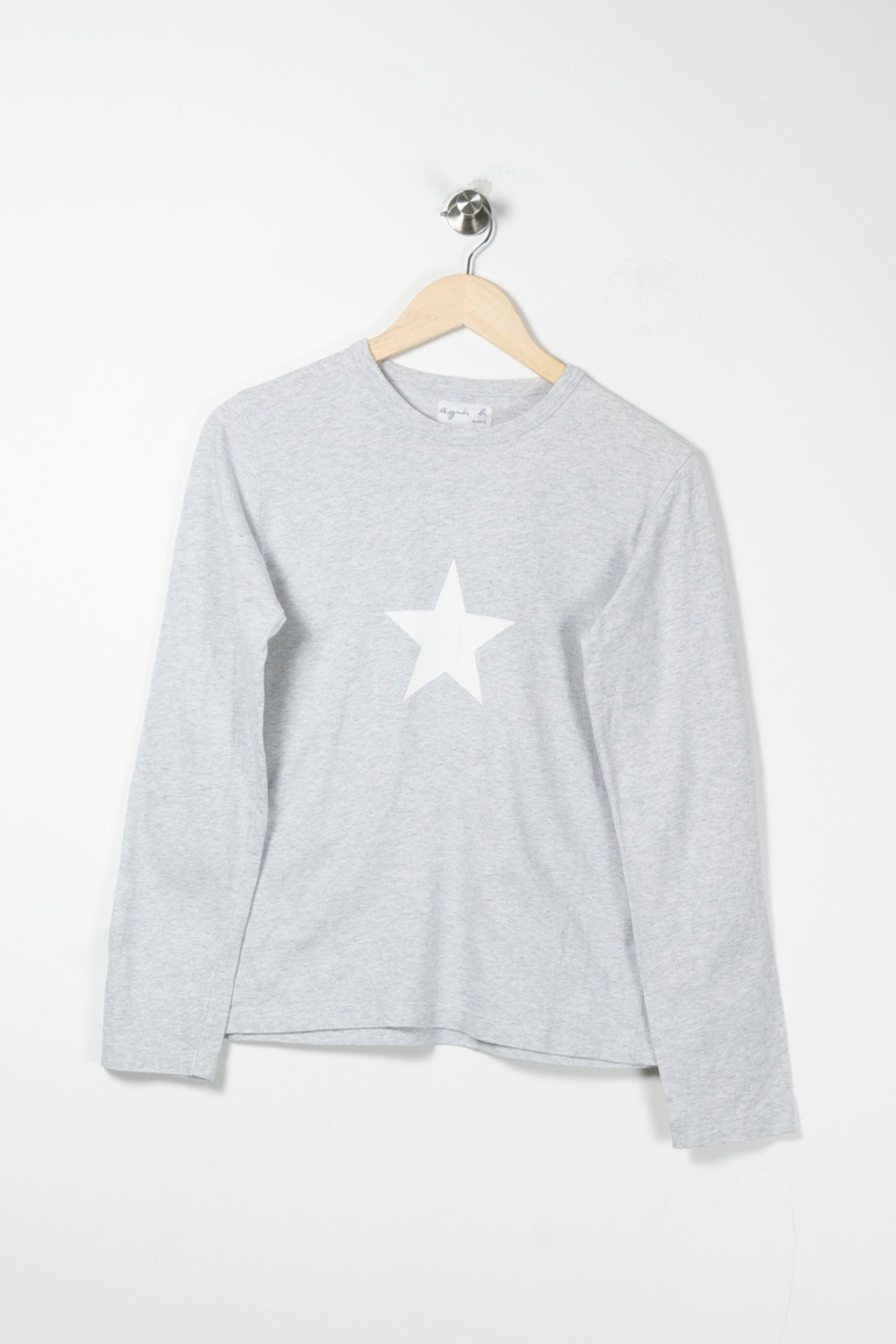 Tee-shirt Manches Longues Gris - Taille M/38