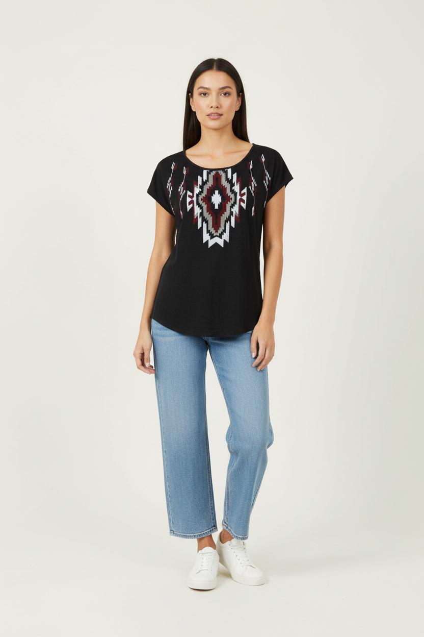 Tee-shirt Noir et Blanc - Taille S/36