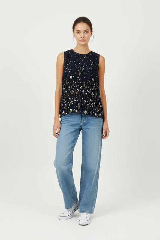 Débardeur Bleu et Blanc - Taille S/36