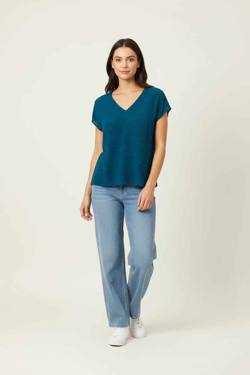 Blouse Verte - Taille S/36