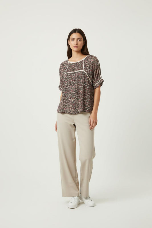 Blouse multicolore - Taille XL/42