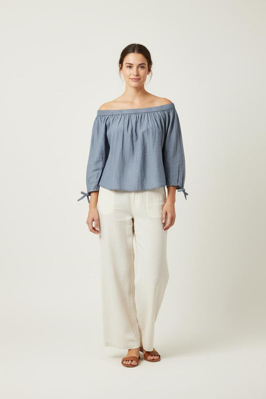 Blouse Bleue - Taille S/36