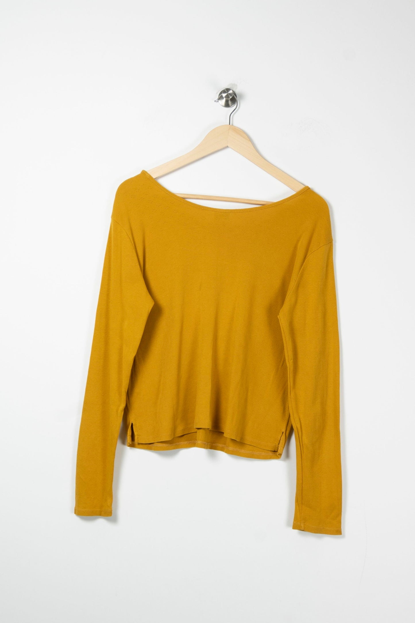 Tee-shirt manches longues jaune - Taille S/36
