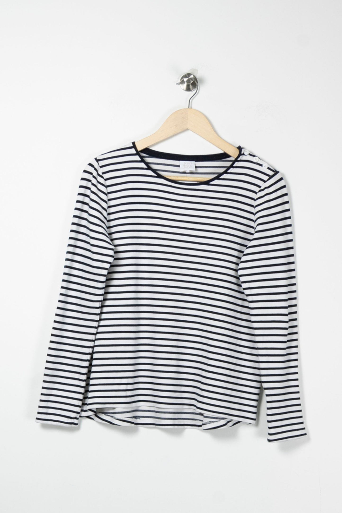 Marinière Blanc et Noir - Taille S/36