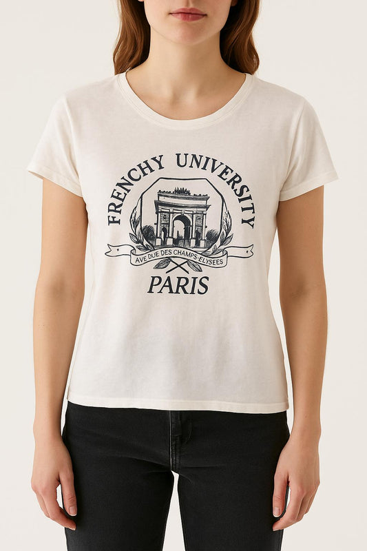 Tee-shirt Blanc et Noir - Taille S/36