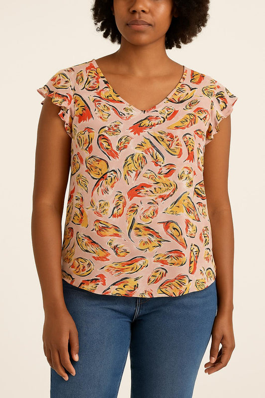 Blouse multicolore - Taille L/40