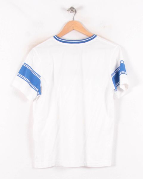 Tee-shirt Blanc et Bleu - Taille M/38