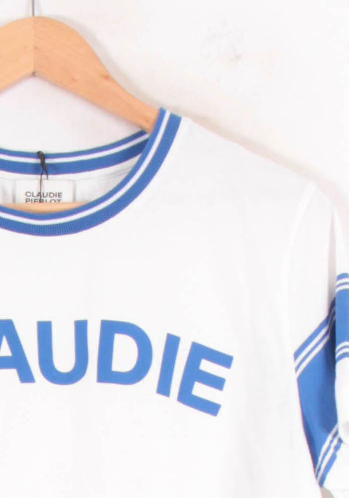 Tee-shirt Blanc et Bleu - Taille M/38