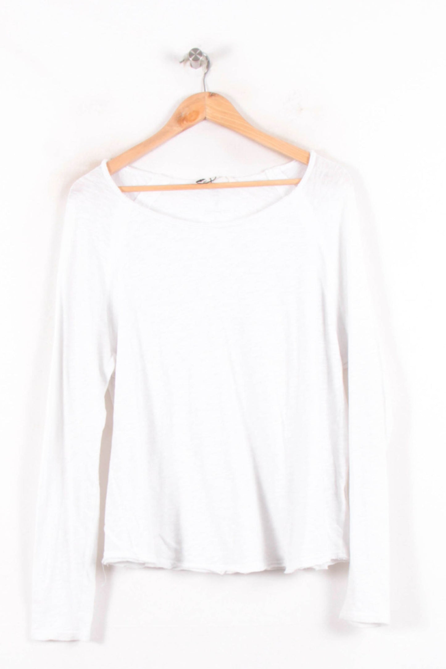 T-shirt Manches Longues Blanc - Taille L/40