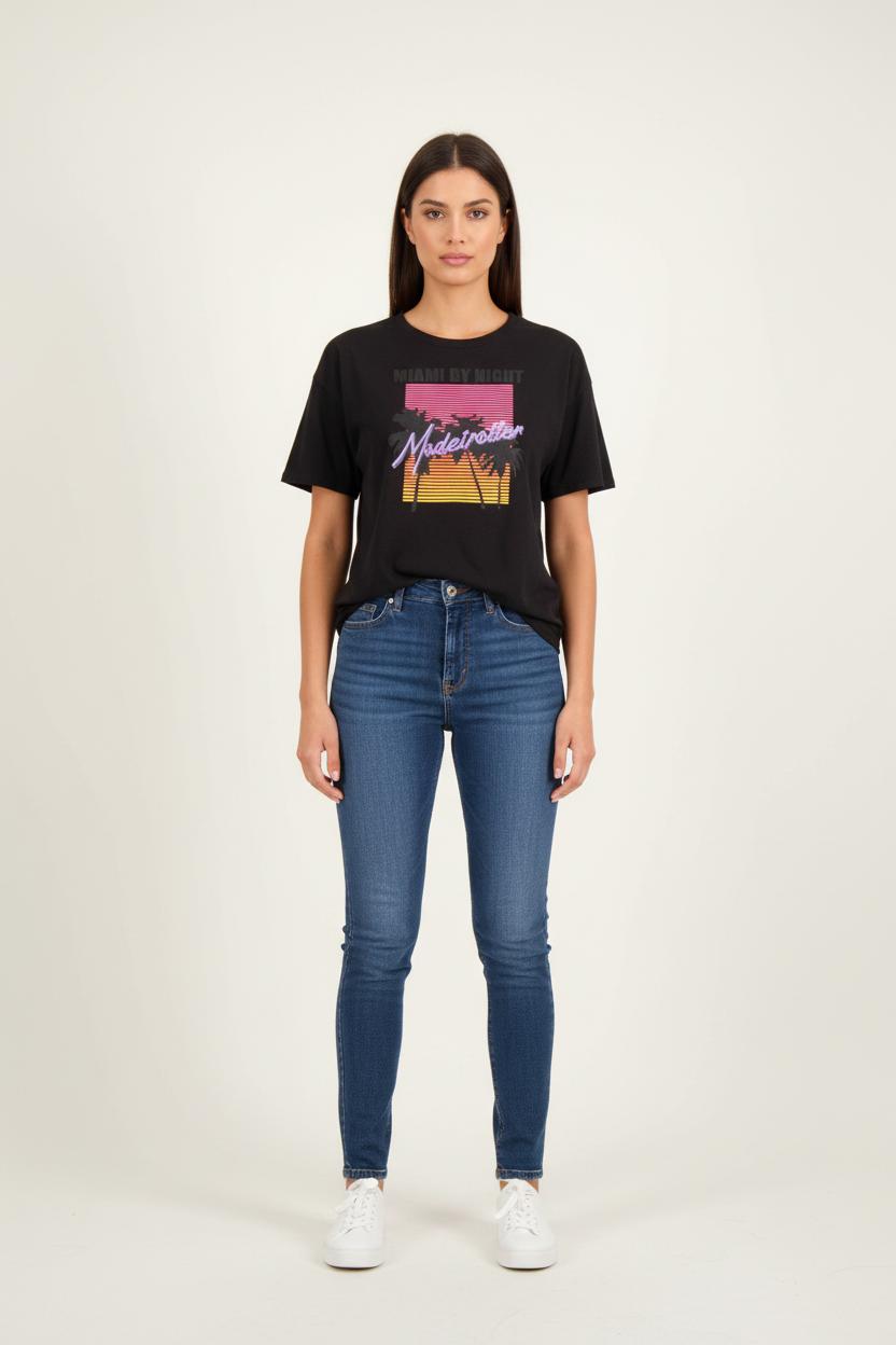 Tee-shirt Noir - Taille M/38