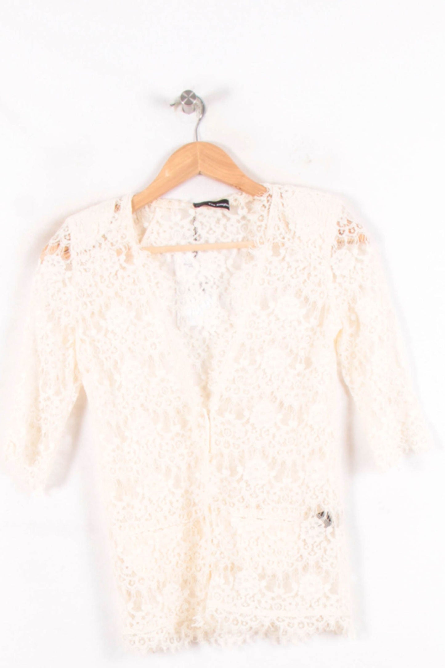 Blouse Dentelle Beige - Taille XS/34