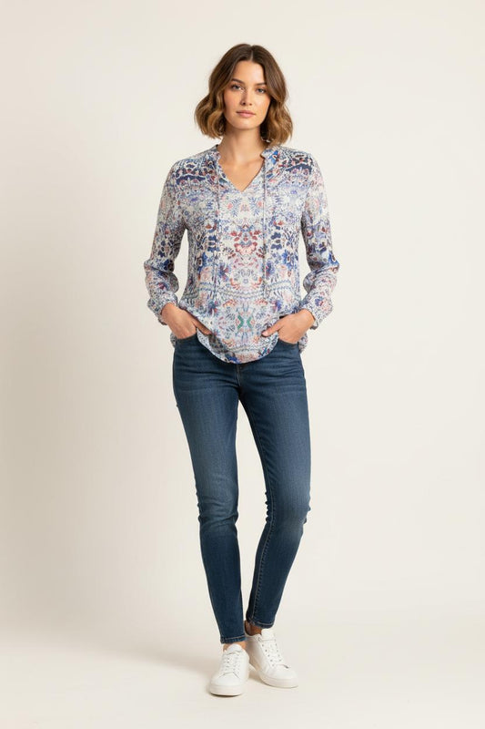 Blouse multicolore - Taille XS/34