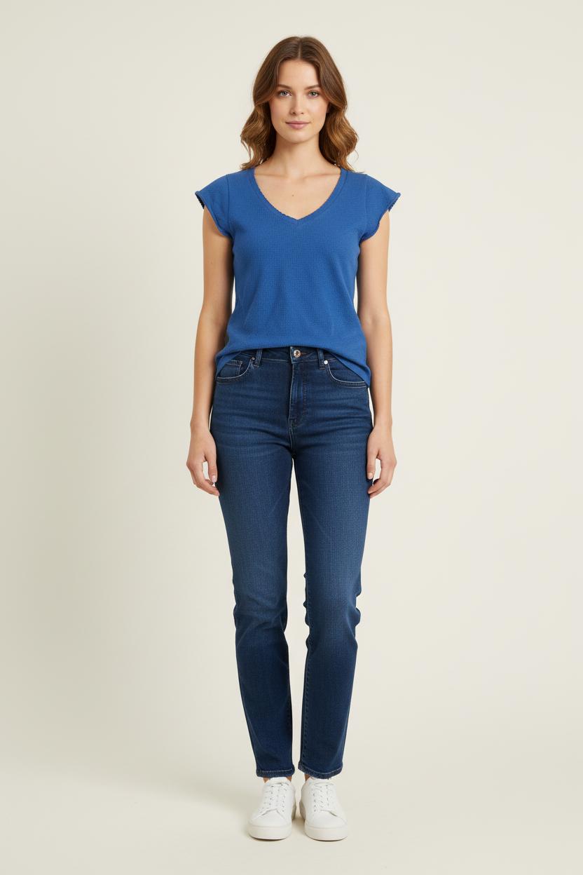 Tee-shirt Bleu - Taille M/38