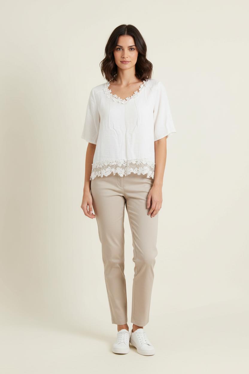 Blouse Blanche - Taille S/36