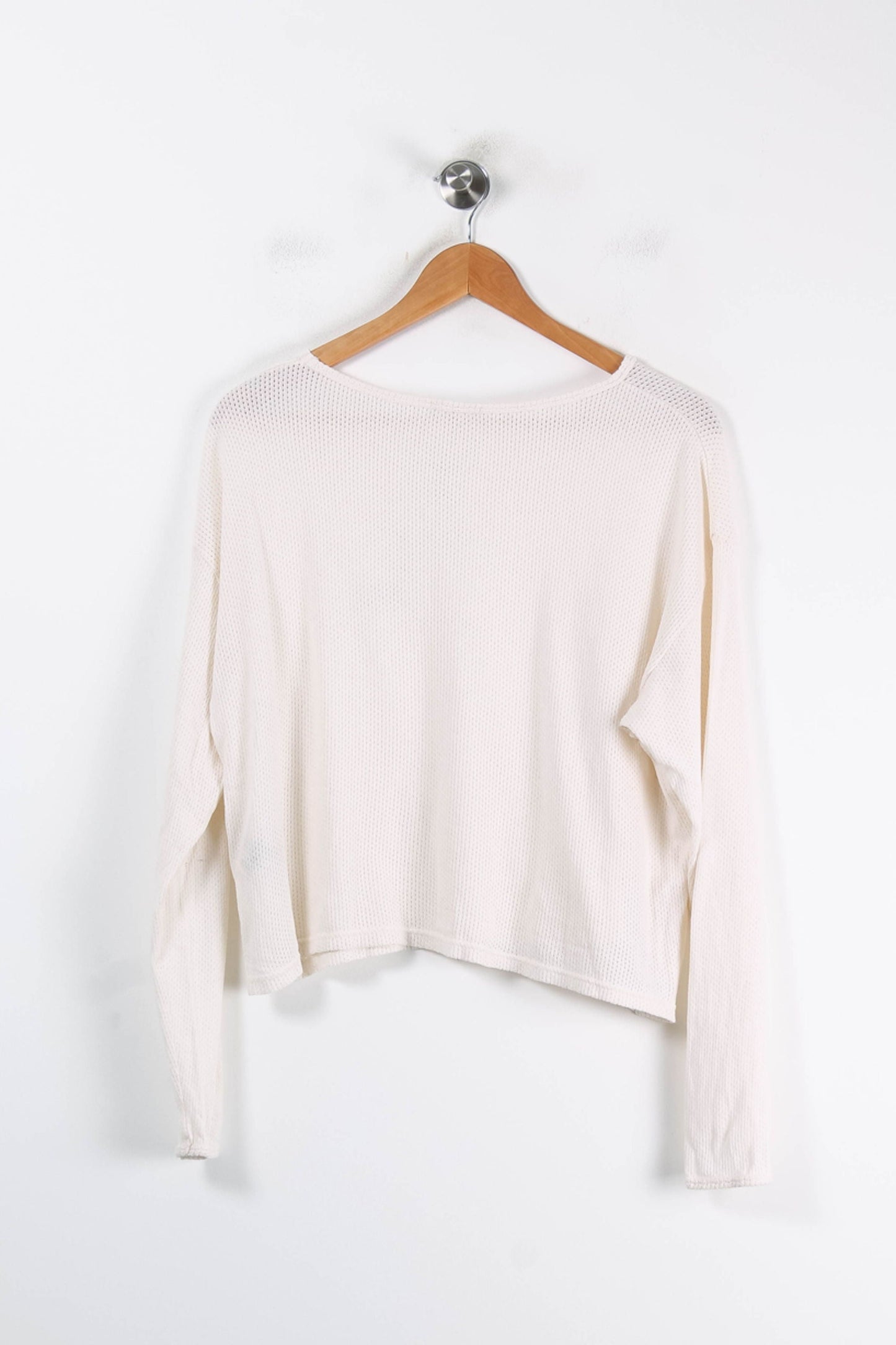 Tee-shirt Manches Longues Beige - Taille M/38