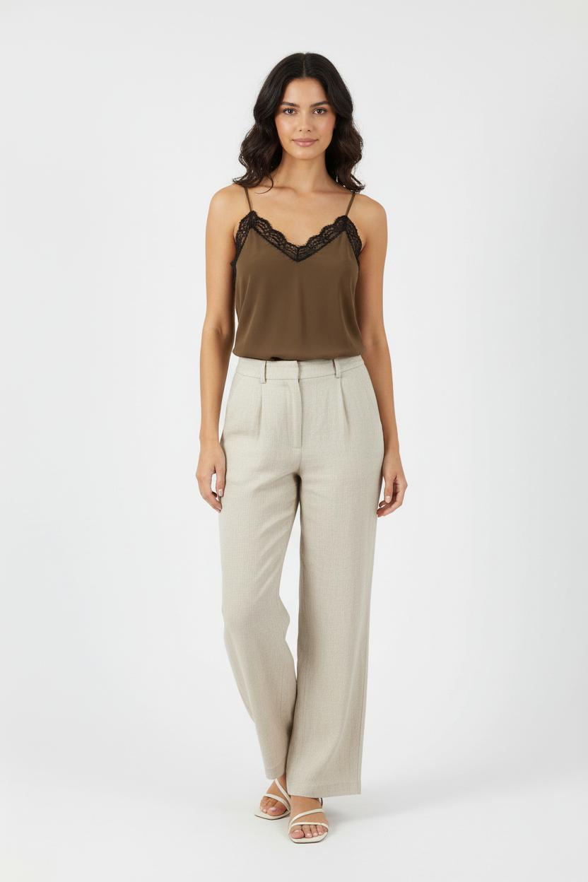 Caraco Marron et Noir - Taille M/38