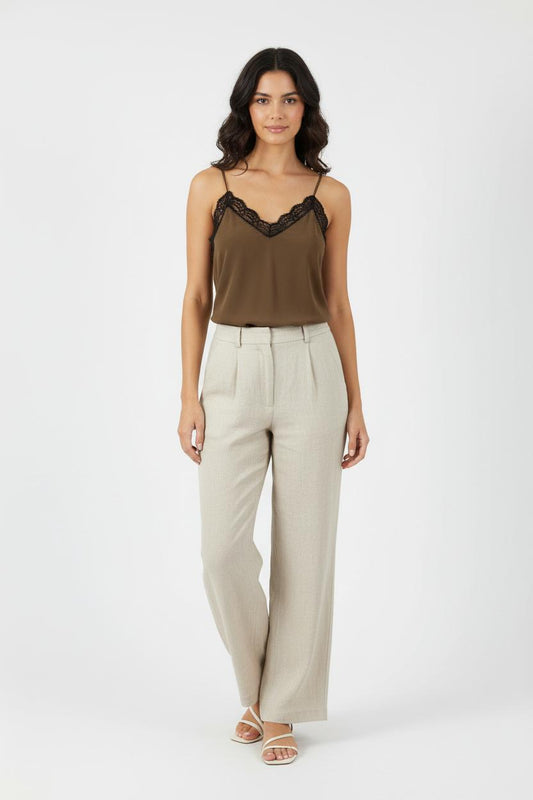 Caraco Marron et Noir - Taille M/38