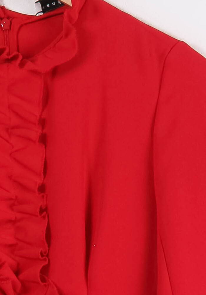 Robe Volantée Rouge - Taille S/36