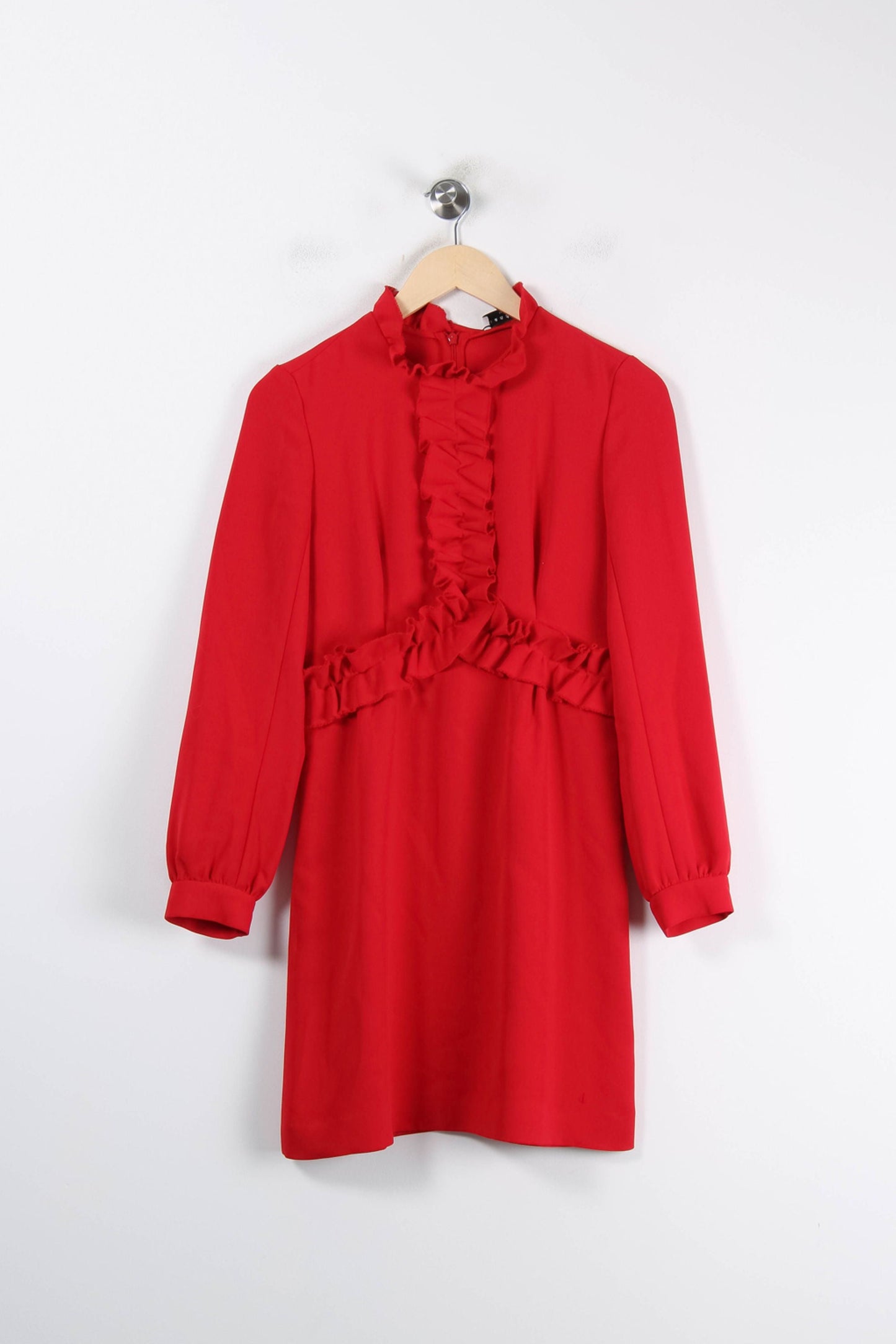Robe Volantée Rouge - Taille S/36