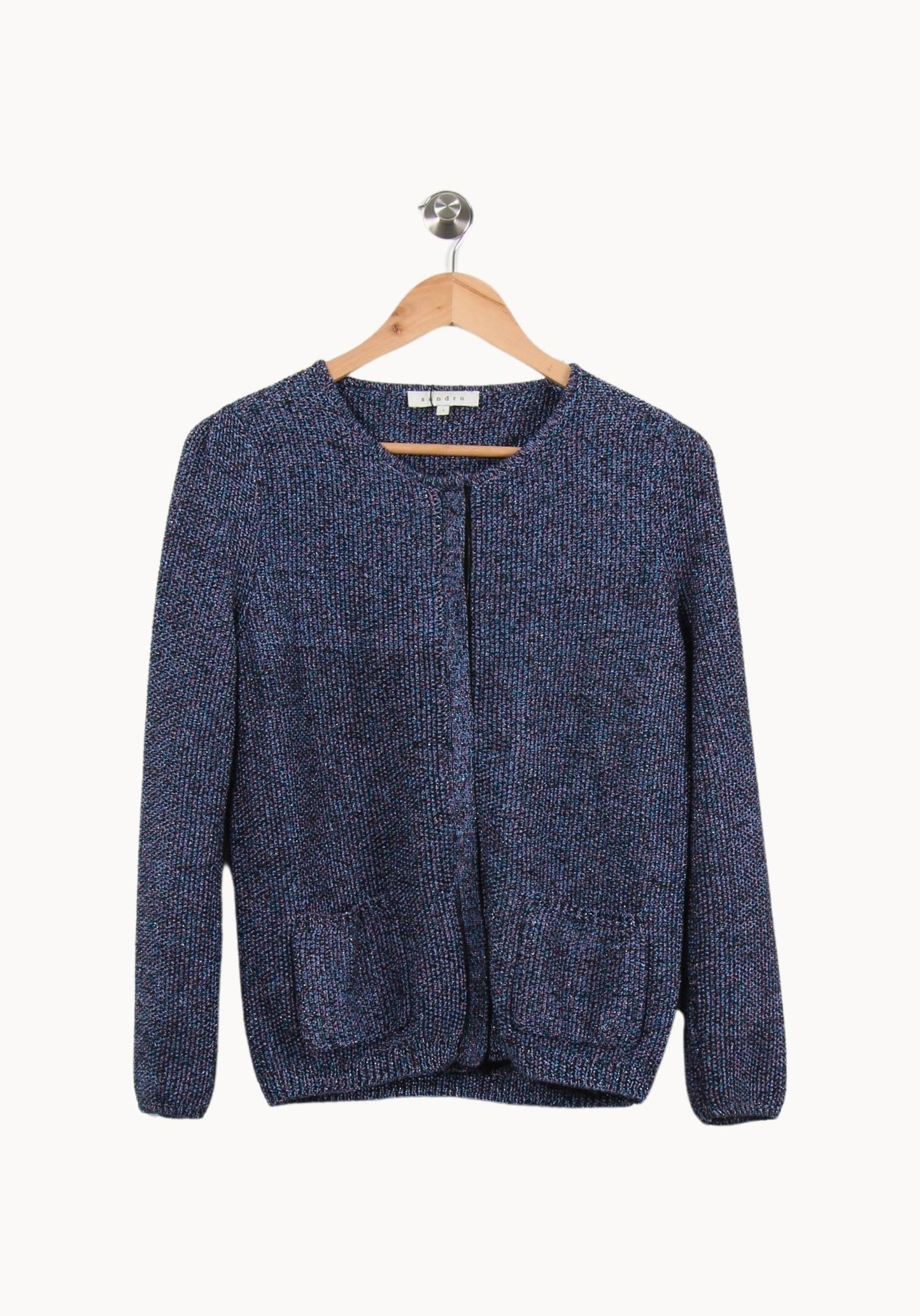 Cardigan Bleu et Violet - Taille S/36