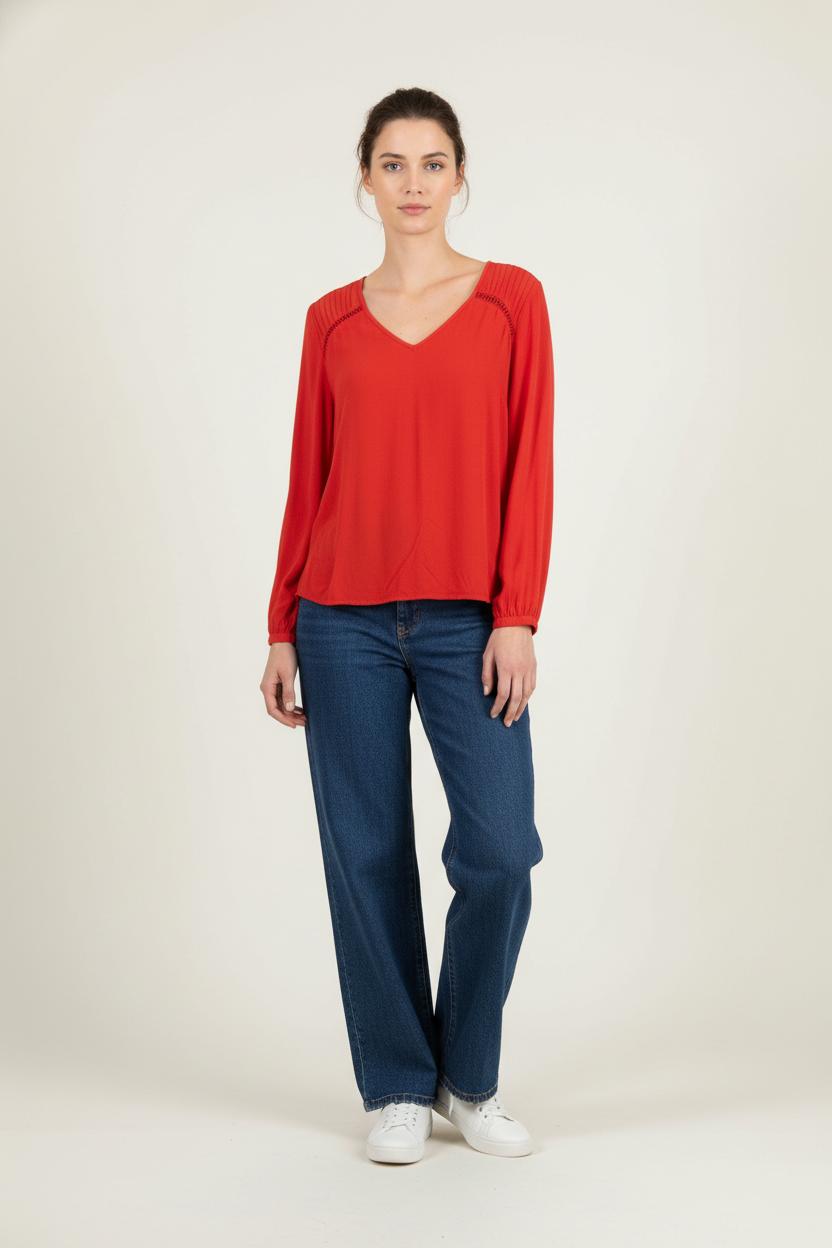 Blouse Rouge - Taille S/36