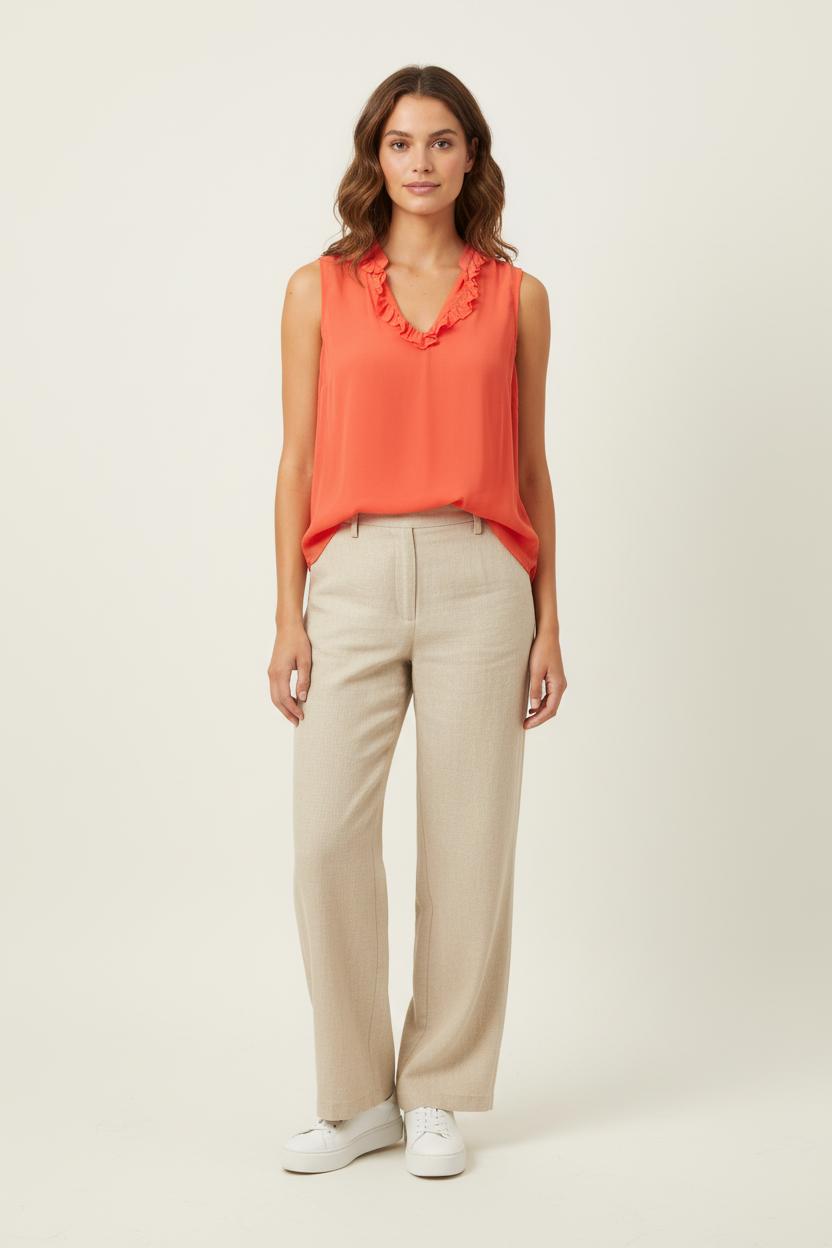 Blouse orange - Taille XL/42