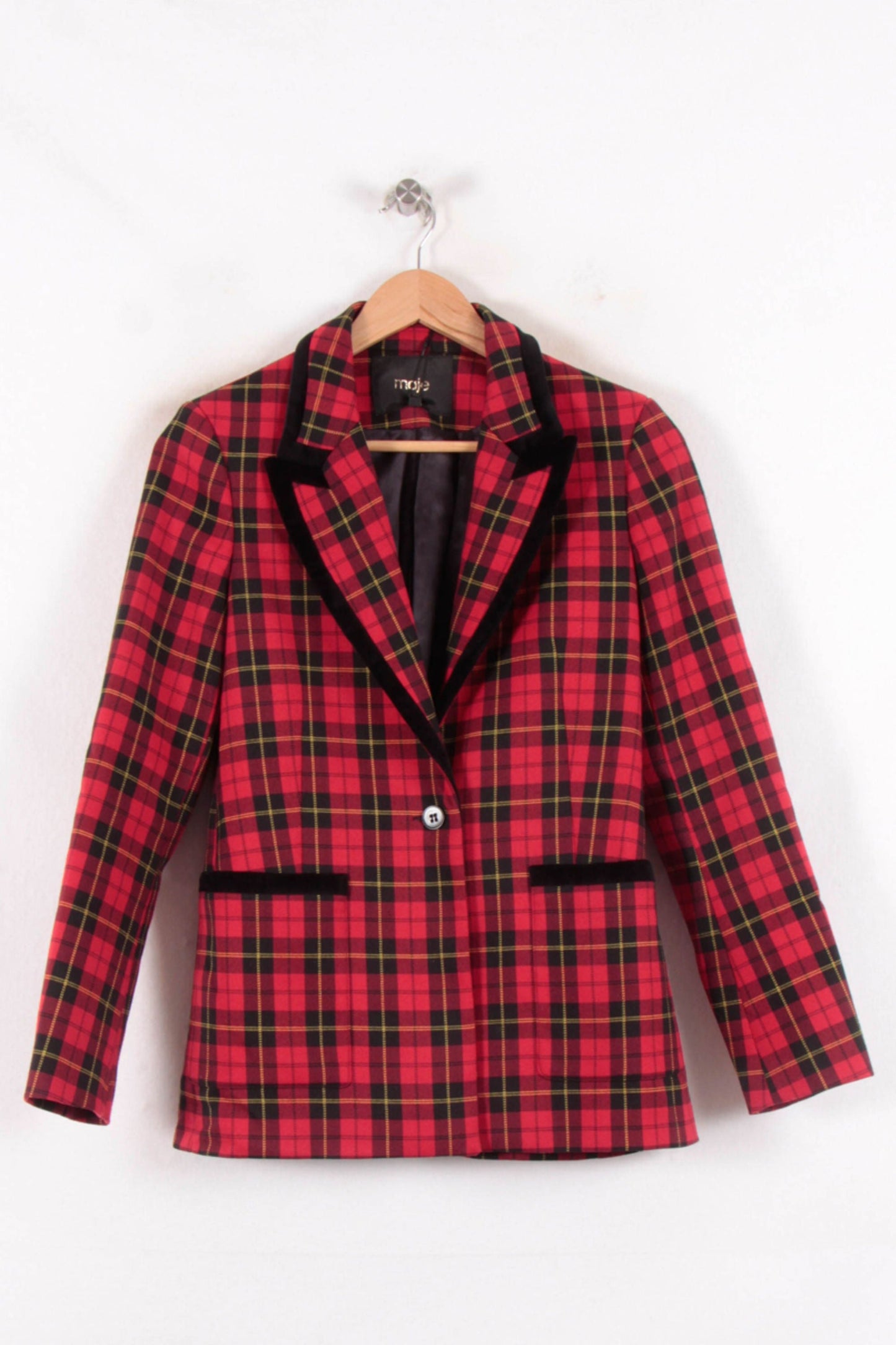 Veste Tailleur Rouge et Noire - Taille S/36