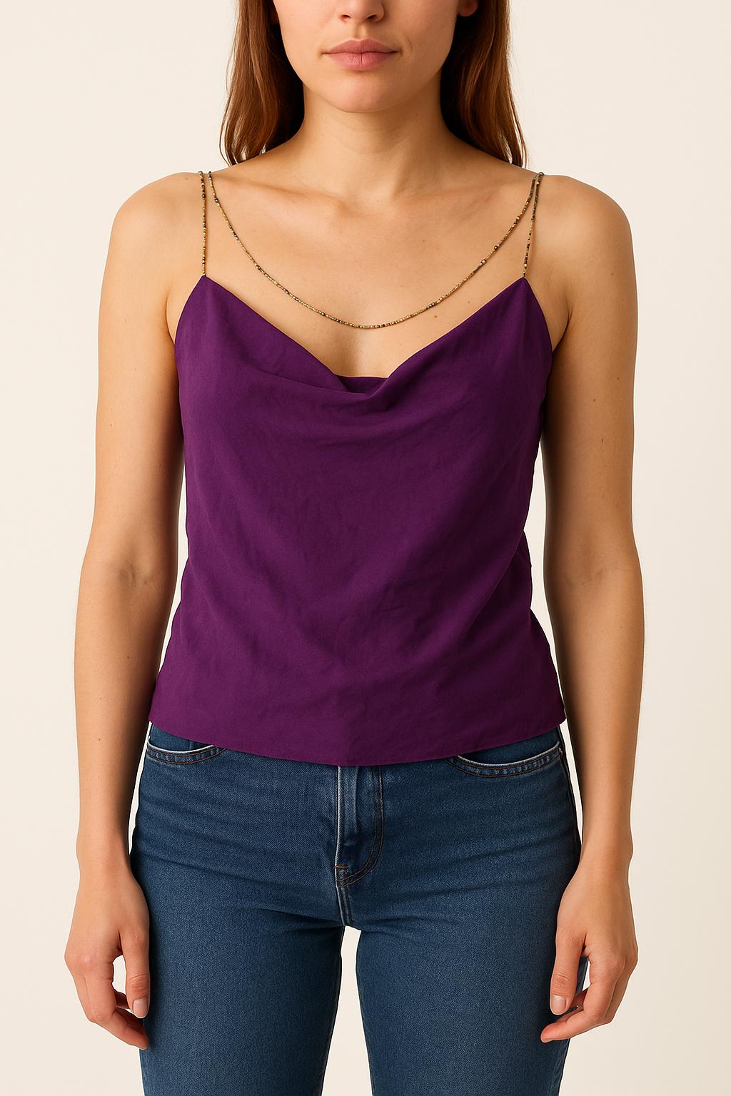 Haut violet - Taille S/36
