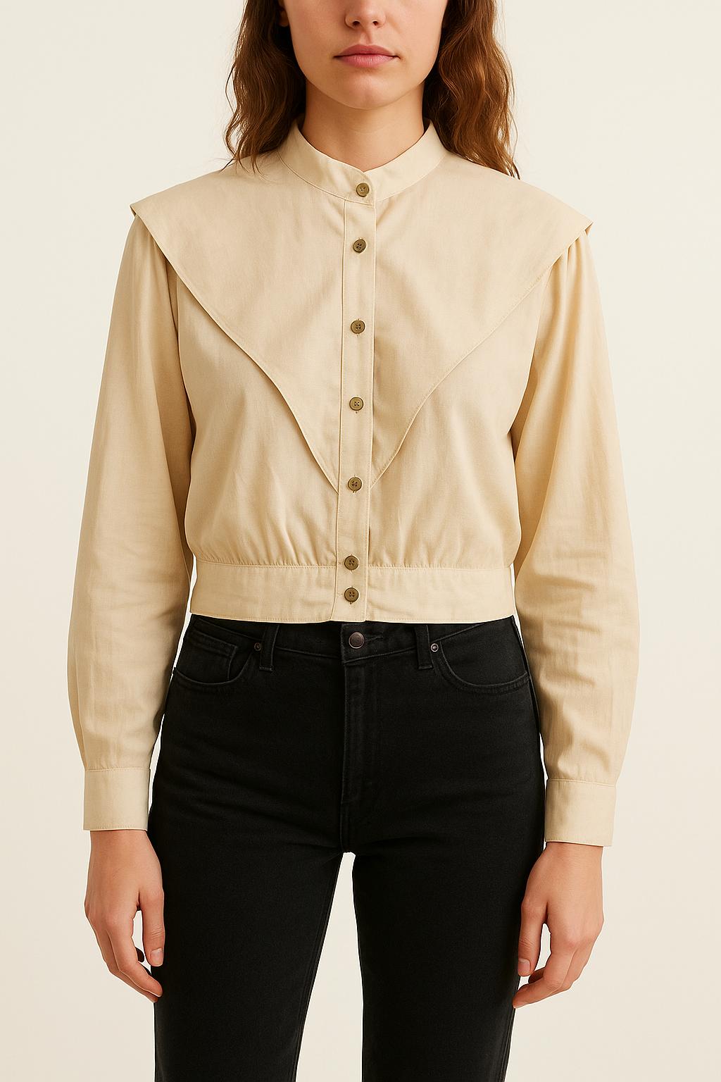 Blouse Beige - Taille S/36