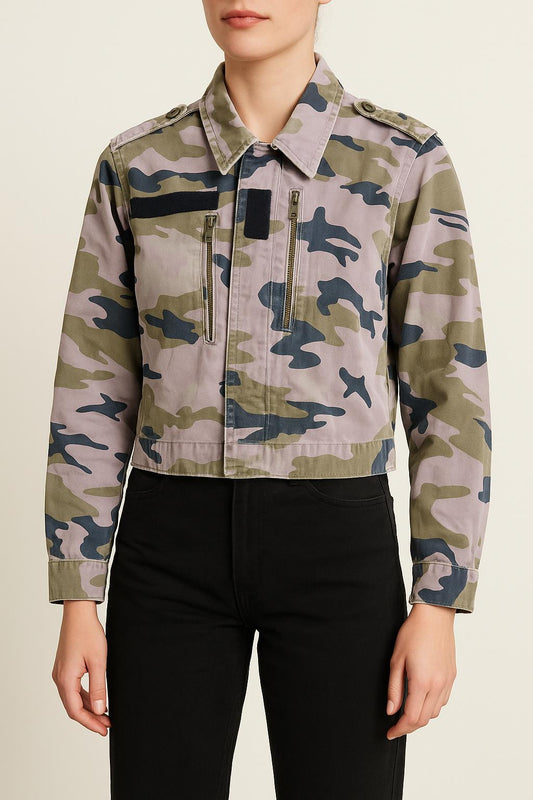 Veste Camouflage Multicolore - Taille XS/34