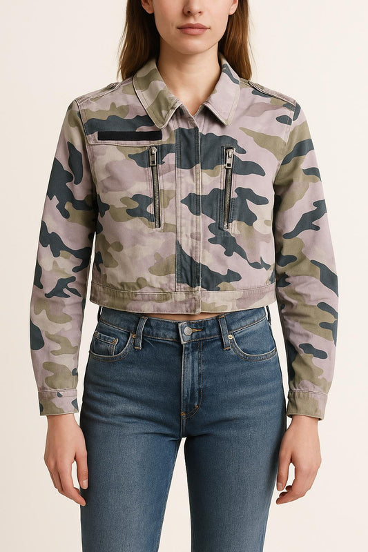 Veste Camouflage Multicolore - Taille XS/34